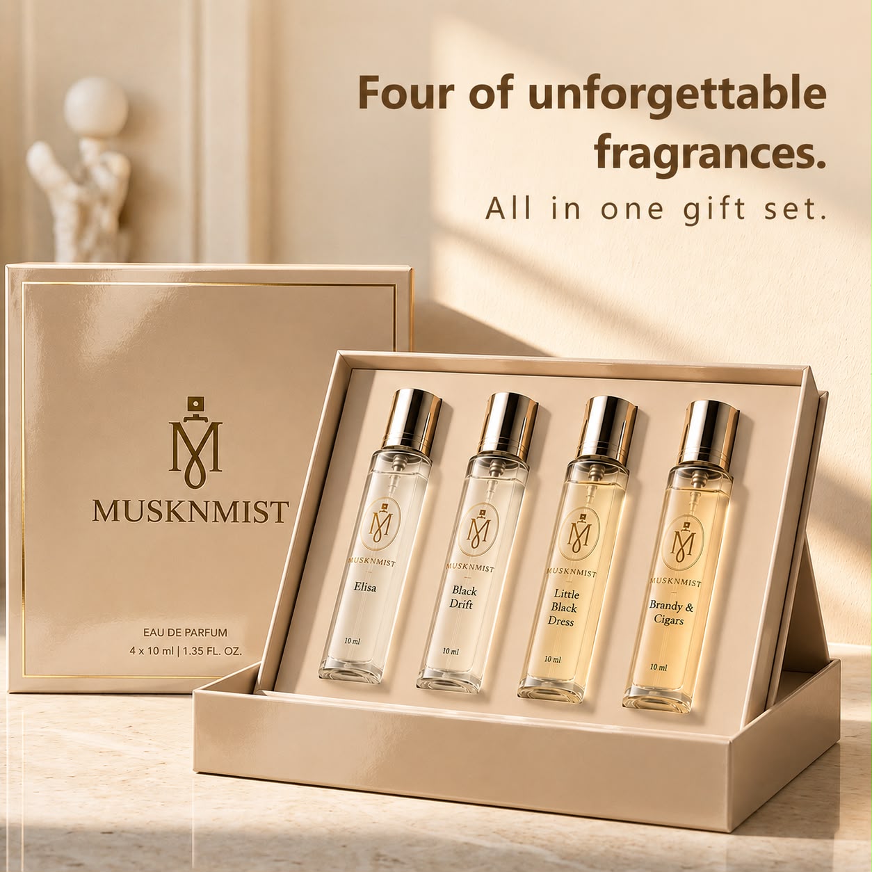 Muskmist Discovery Set | 4 Signature Scents (UNISEX)