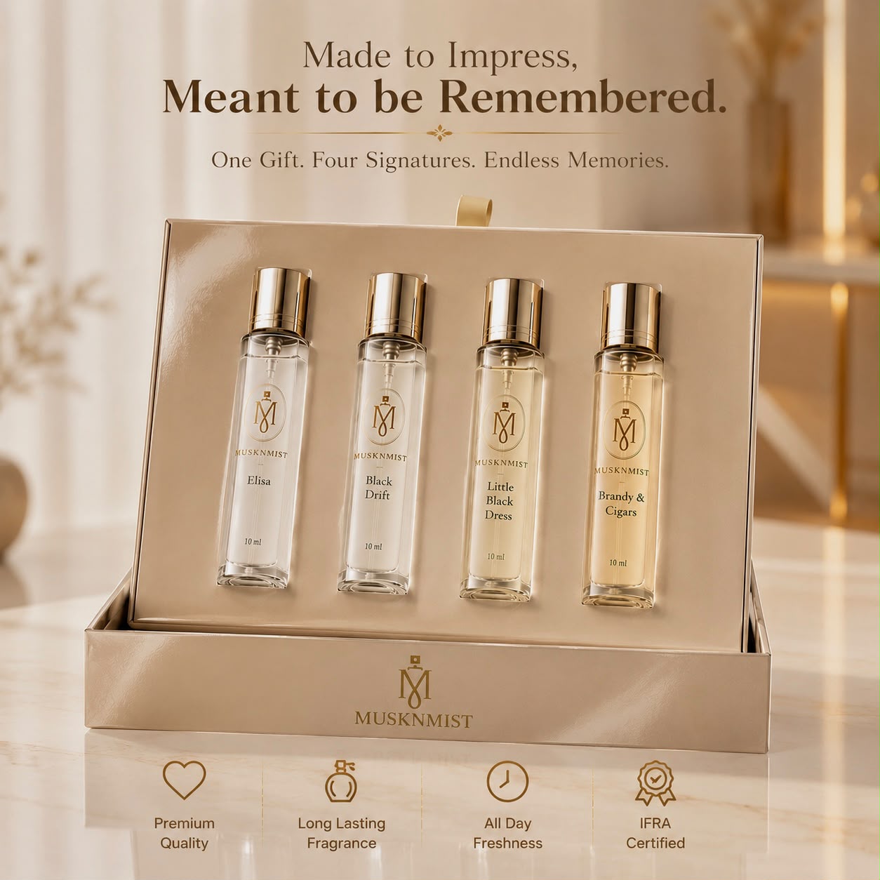 Muskmist Discovery Set | 4 Signature Scents (UNISEX)
